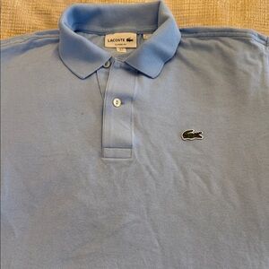 Lacoste Men’s Polo Shirt - Light Blue excellent condition